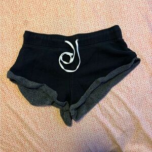 Forever 21 Black Athletic Shorts with Gray Trim